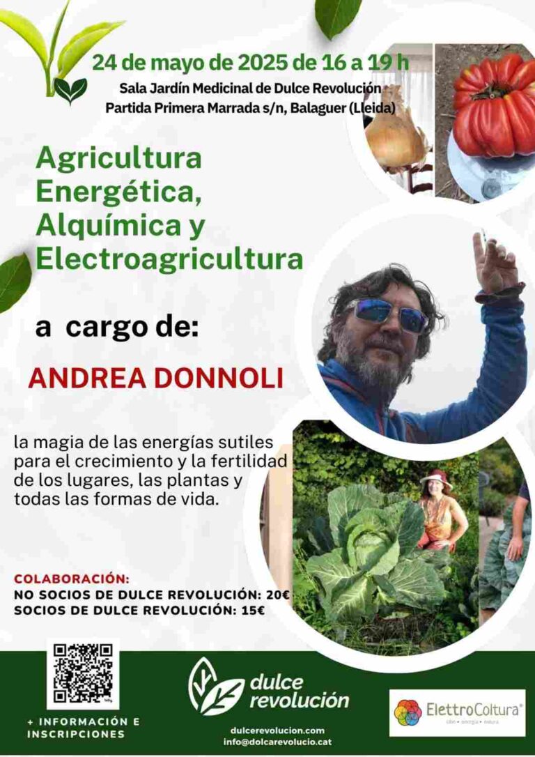 Xerrada-taller: Agricultura energètica, alquímica i electroagricultura
