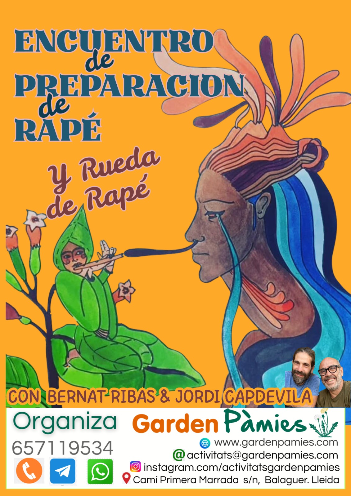 Encuentro de Preparación y Rueda de Rapé (28-29 Junio, Lleida)