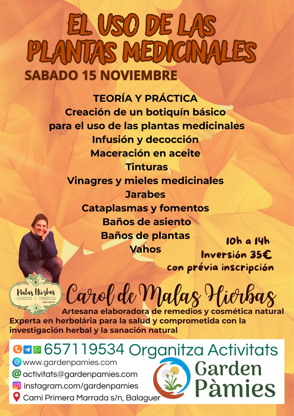 El uso de las plantas medicinales 15/11/2025