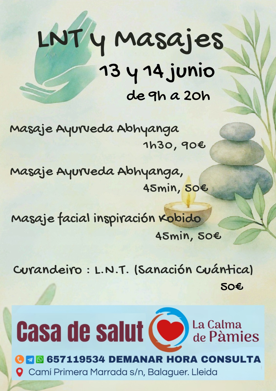 SESIONES DE MASAJE AYURVEDICO